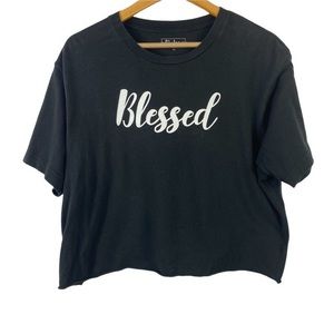 ⭐️2/10⭐️ Blessed Semi-Cropped T-Shirt
